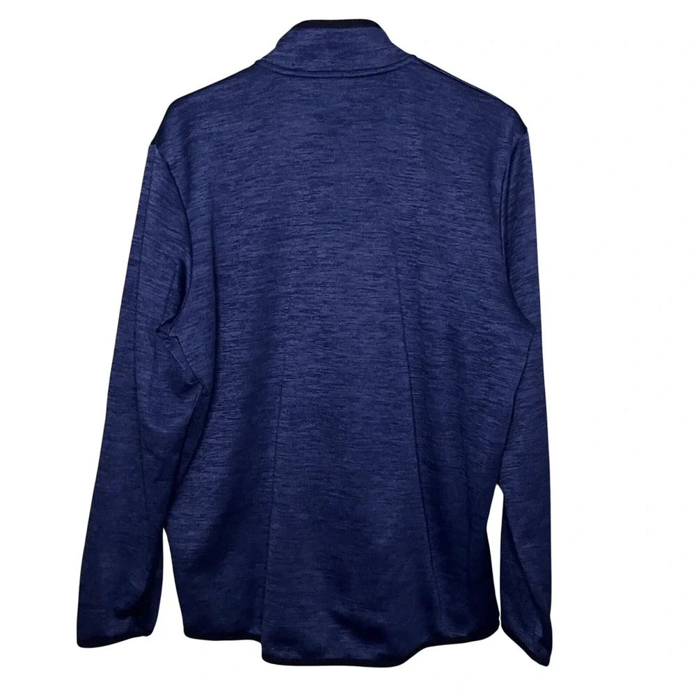Under Armour Men's 1/4‎ Zip Pullover Active Heather Black/Blue Size Large